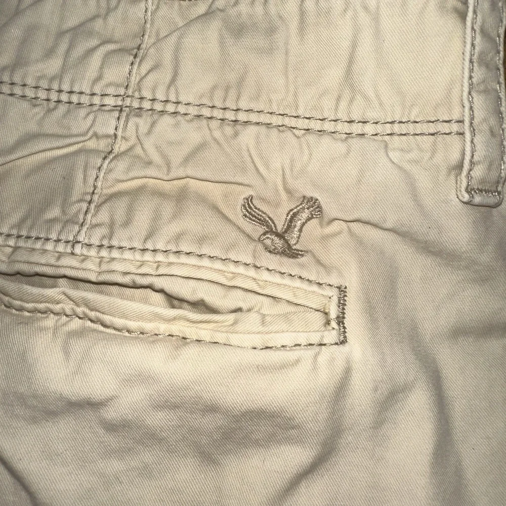 American Eagle Prep Khaki Flat Front Cotton Classic 9